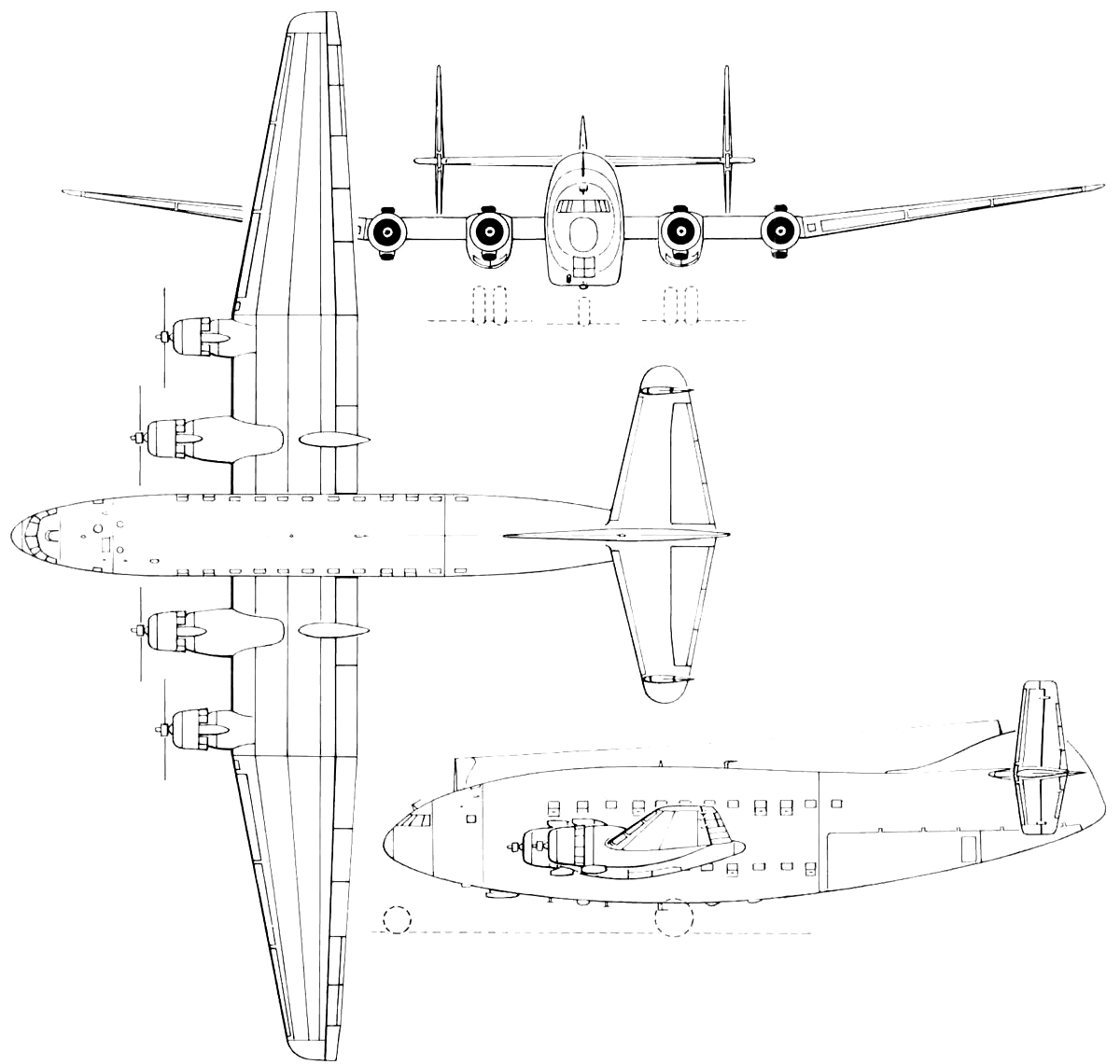 Чертеж Breguet Br.763