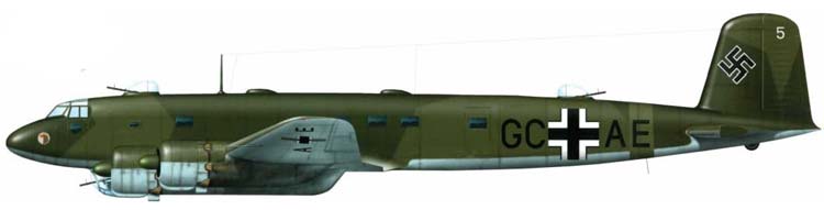Силуэт Fw.200C-4/U1