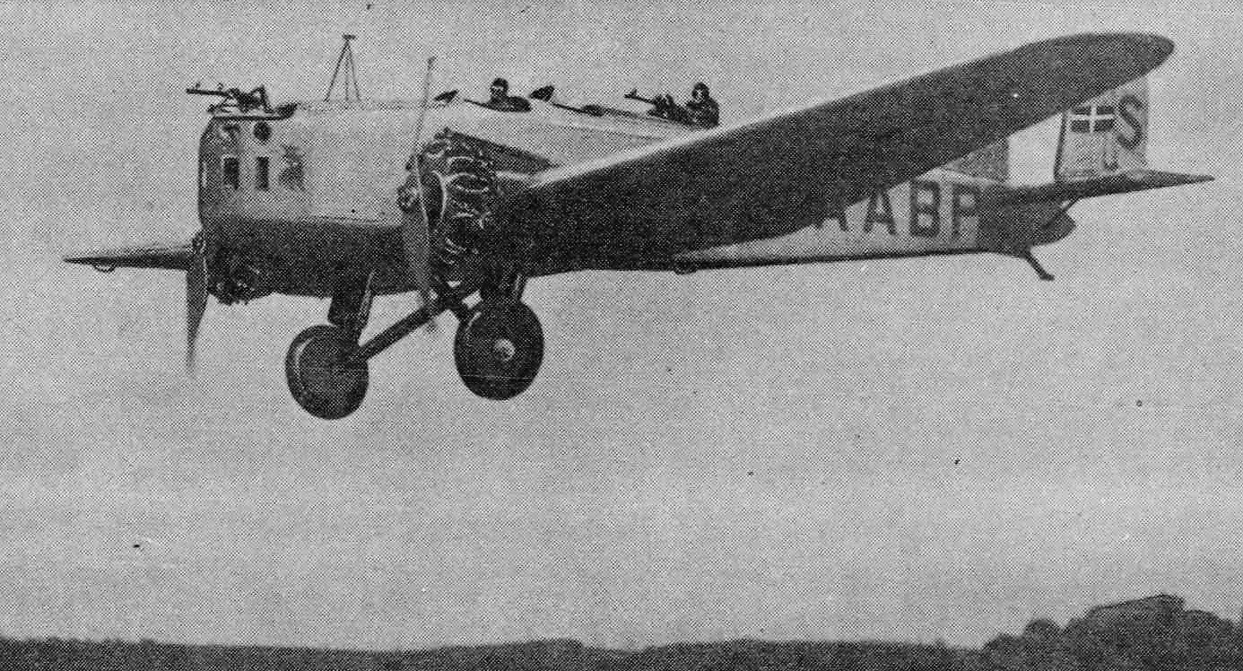 Легкий бомбардировщик-разведчик Junkers K.37