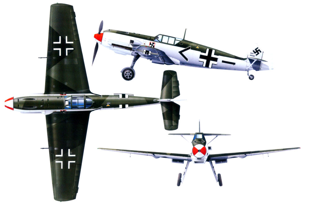 Окраска Messerschmitt Bf.109E-4