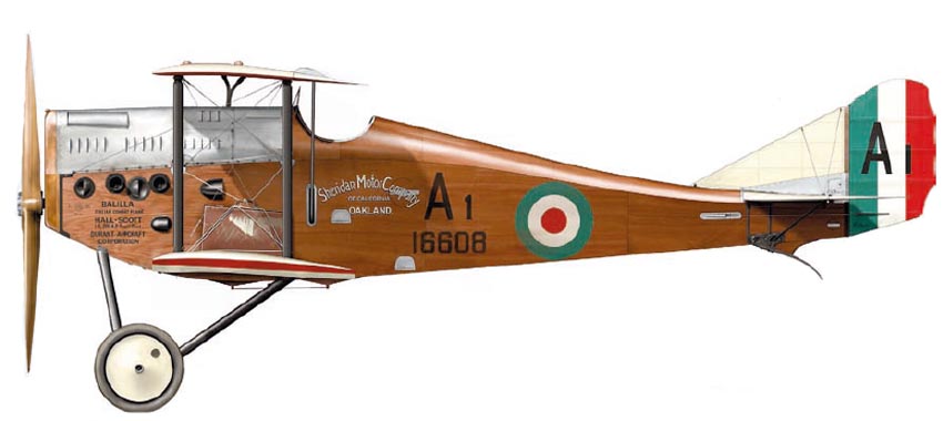 Силуэт Ansaldo A.1