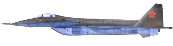 Силуэт МиГ-1.44 МФИ