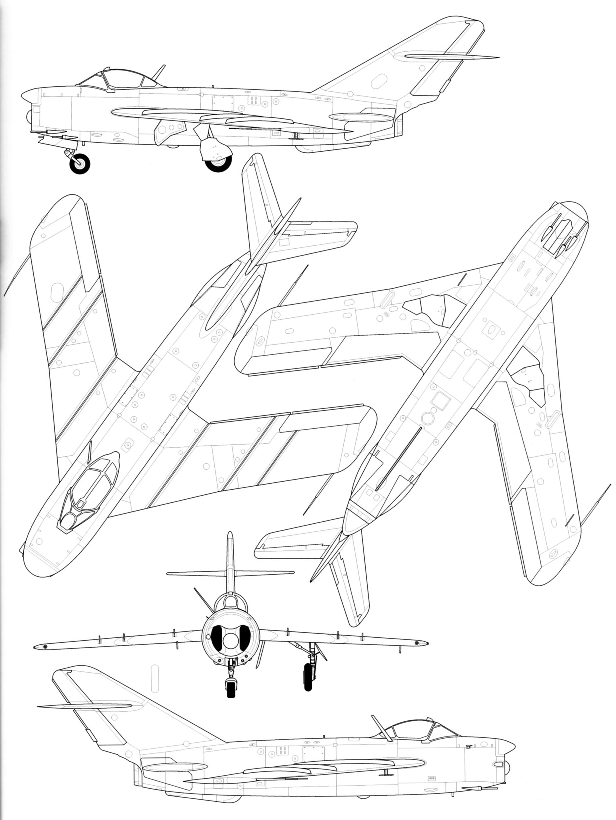 Чертеж польского Lim-5P
