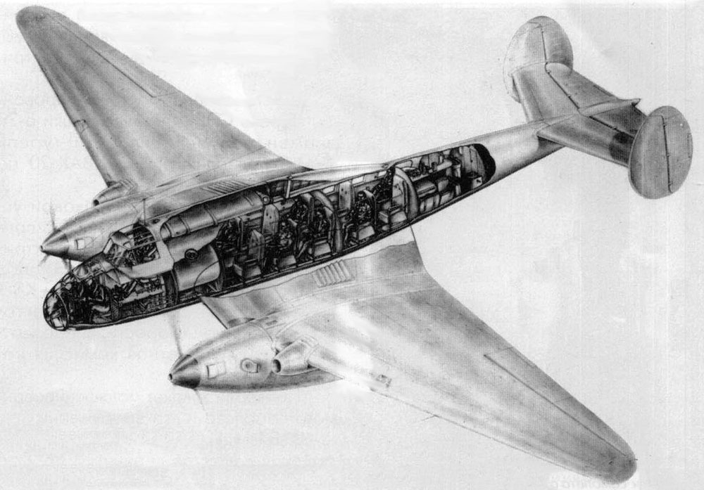 Компоновка самолета Ер-2ОН