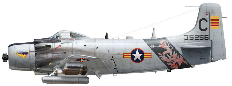 Силуэт Douglas A-1H