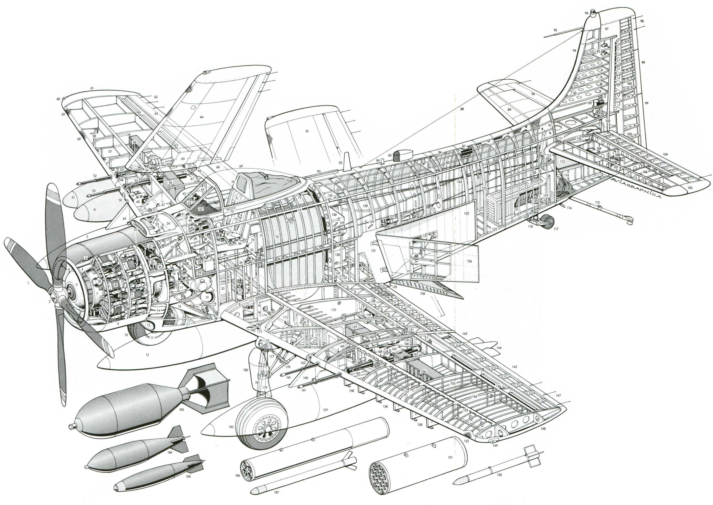 Компоновка Douglas A-1H