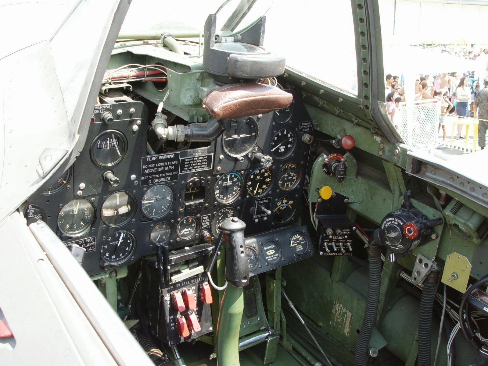 Кабина Republic P-47 Thunderbolt