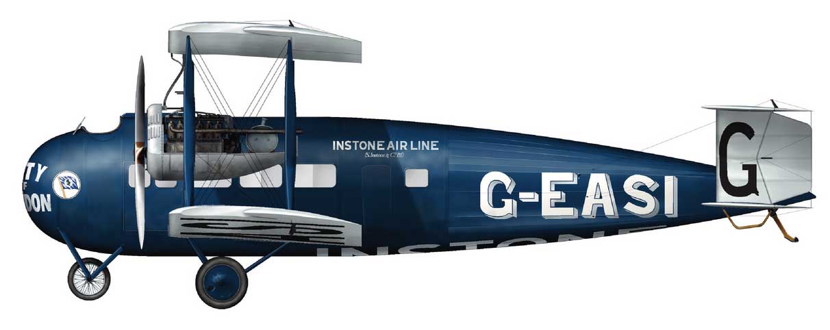 Силуэт Vickers Vimy Commercial