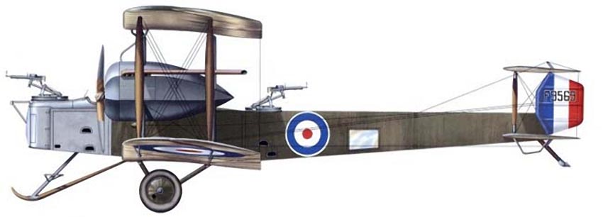 Силуэт Vickers Vimy IV