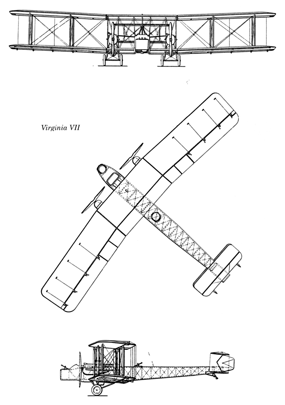 Чертеж Virginia Mk.VII