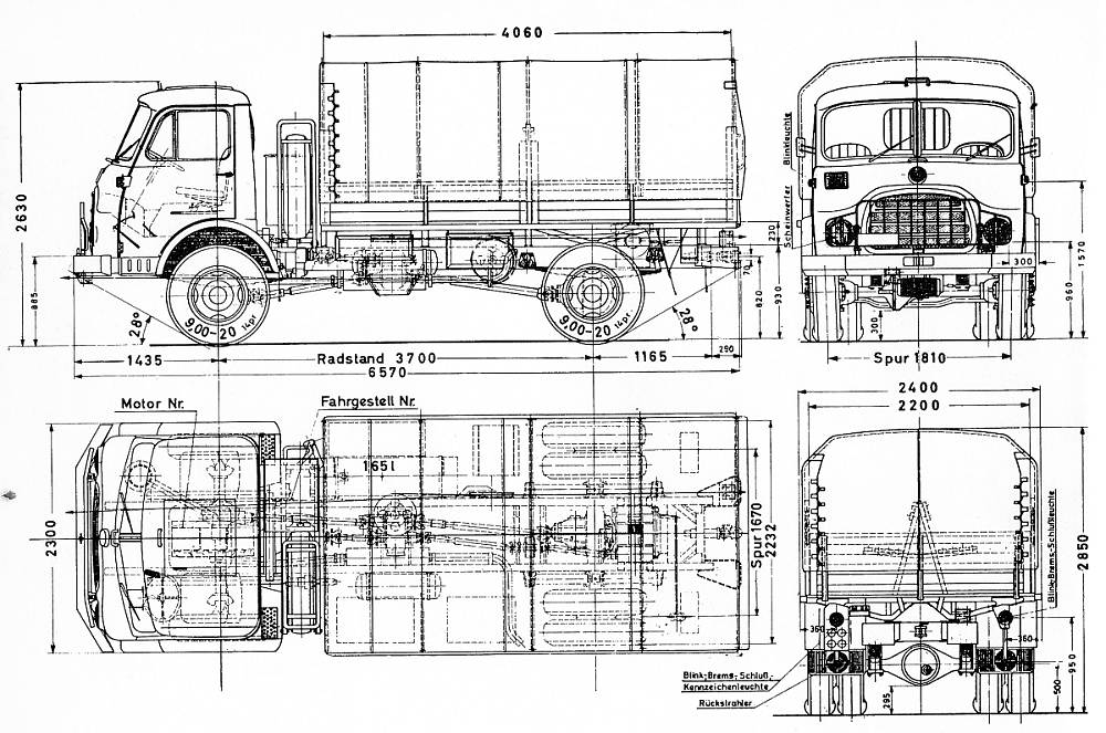 Чертеж Steyr 680M