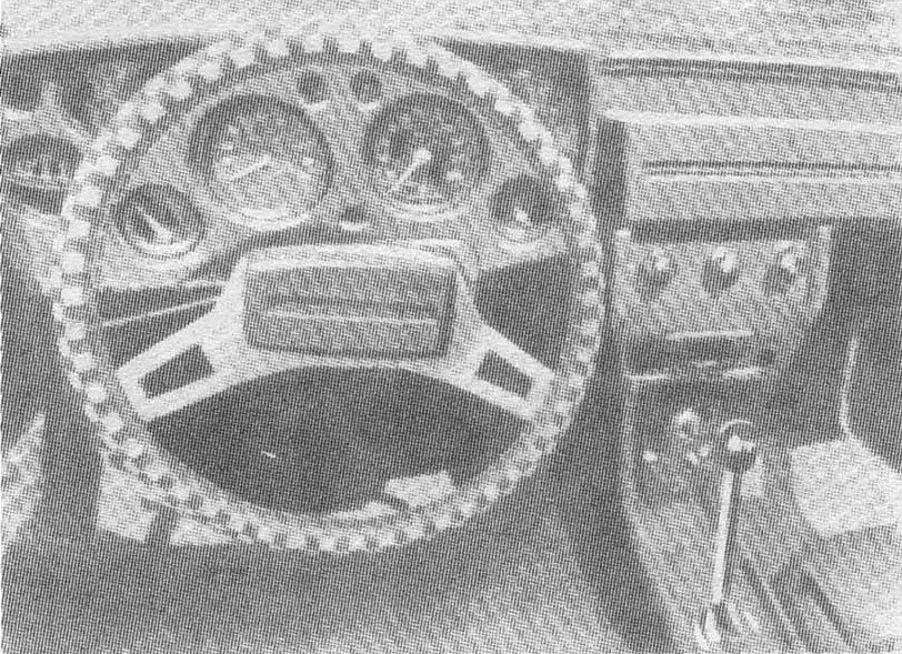 Панель приборов Škoda 110 Super Sport (1971 г)