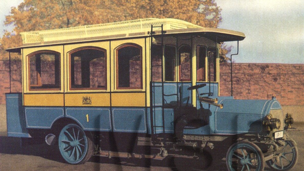 Daimler Omnibus 1907 г Одноэтажный