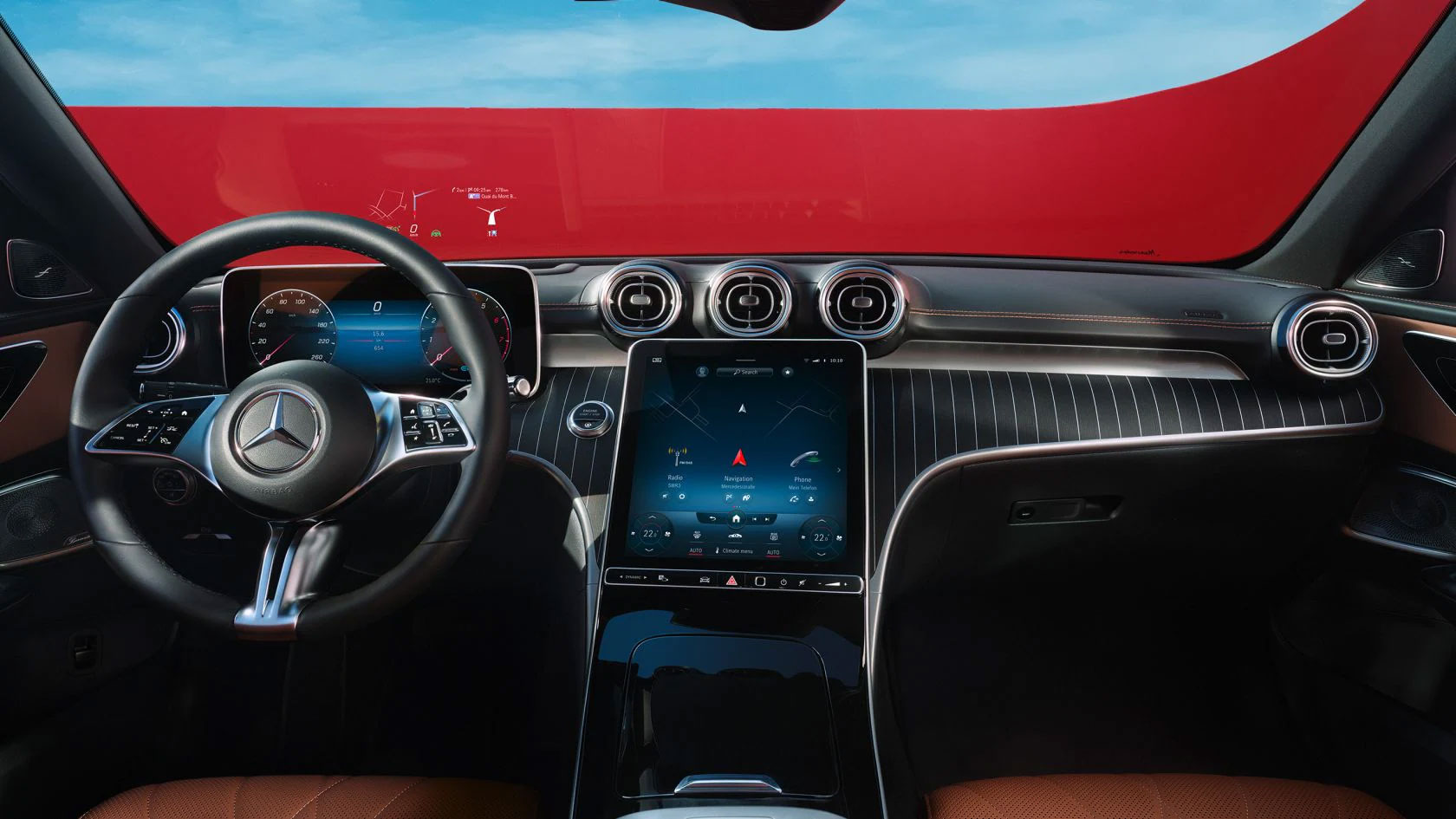 Интерьер Mercedes-Benz w206