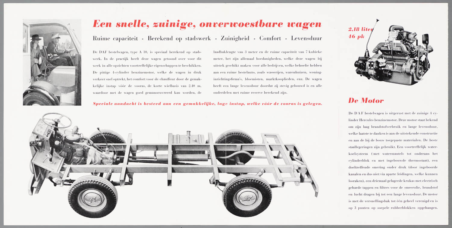 Рекламный буклет DAF A10