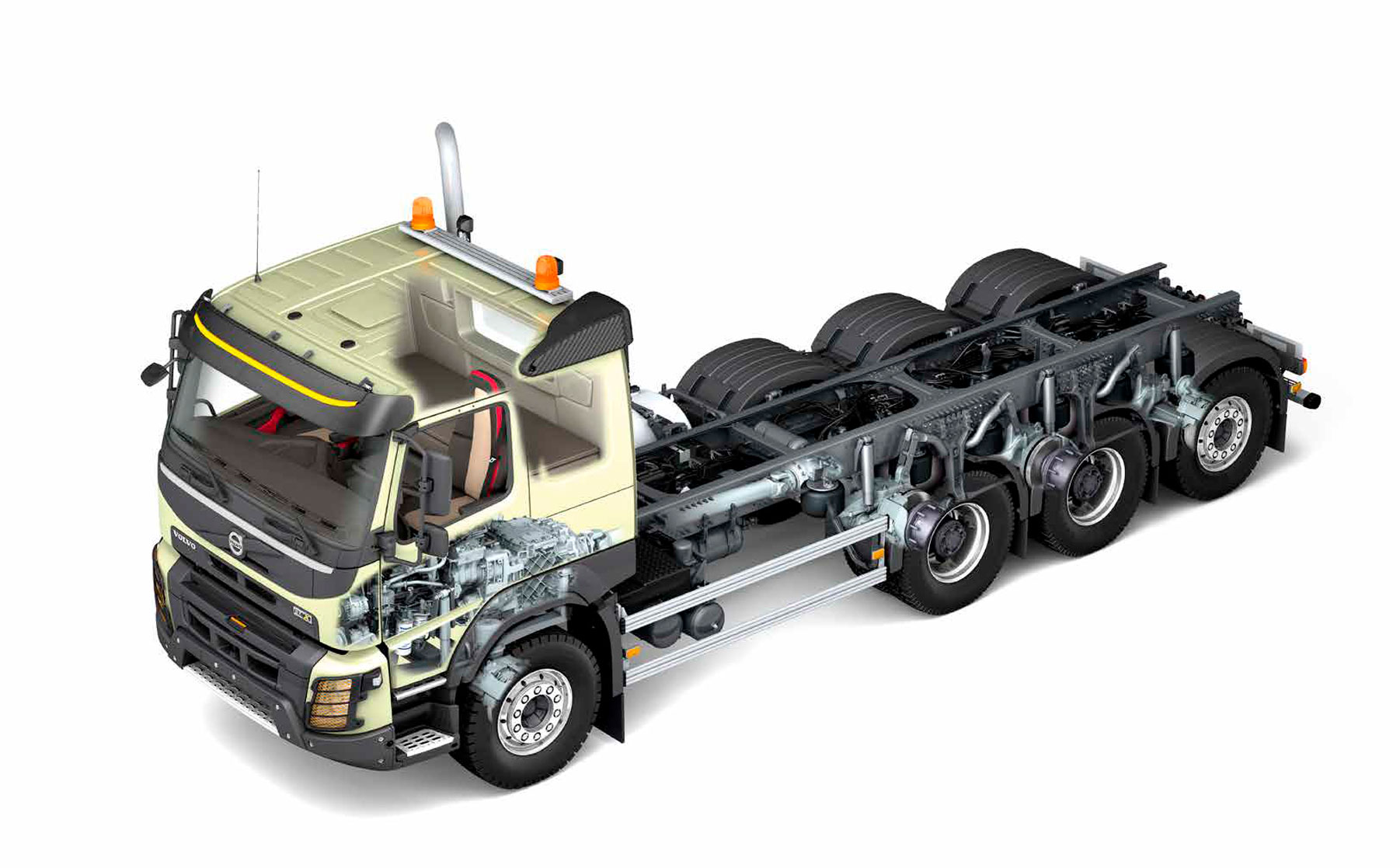 Компоновка Volvo FMX