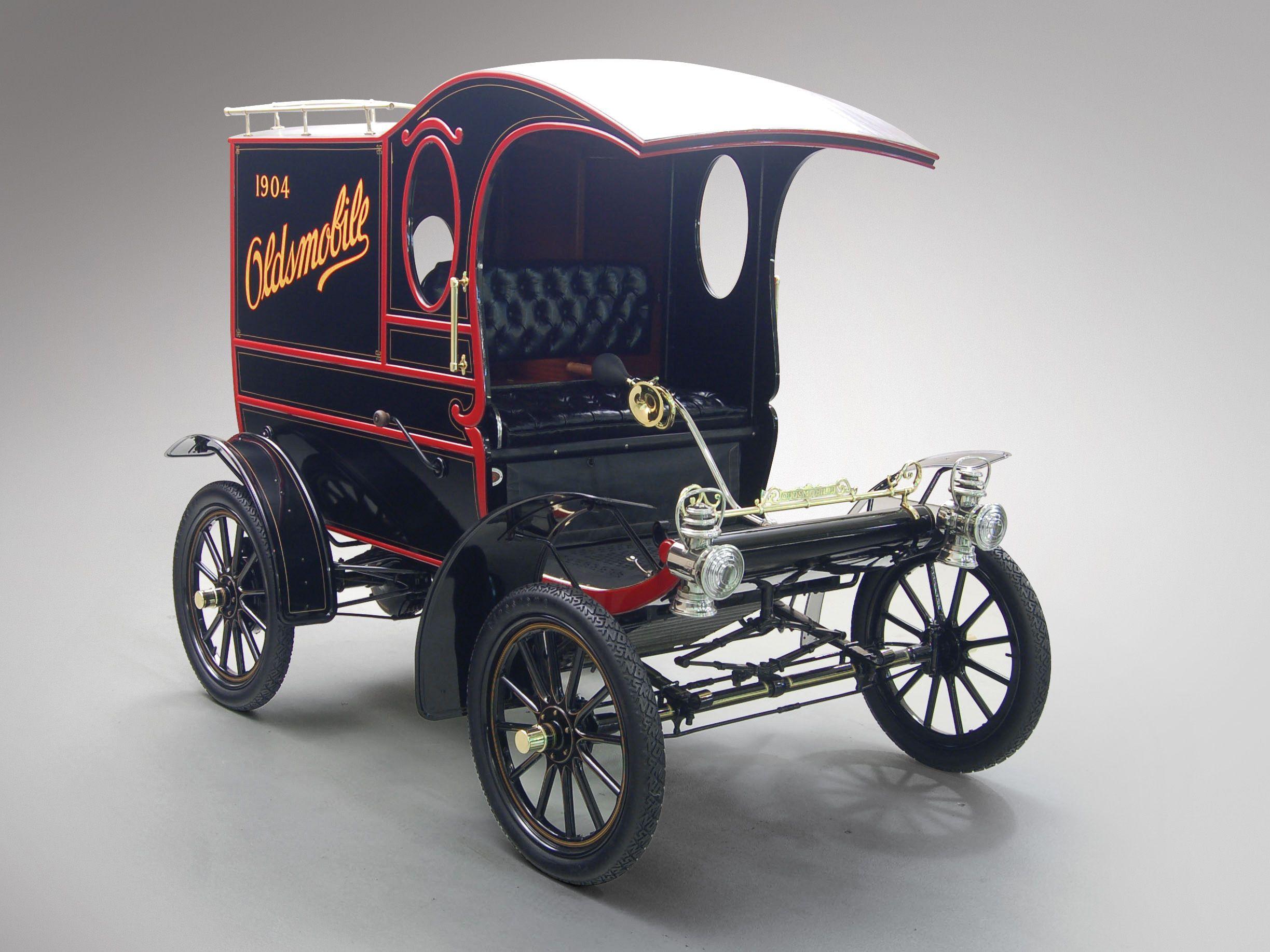 Oldsmobile Model R Curved Dash Pie Wagon 1904 г