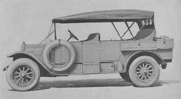 White Truck Model TEB-O M1918 observation car