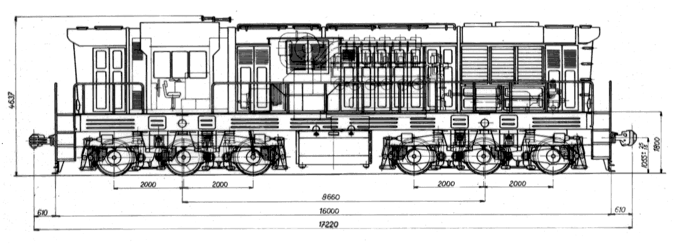Чертеж ЧМЭ3