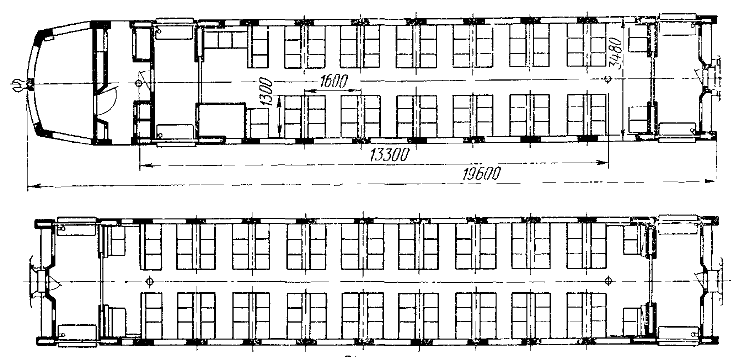Схема электропоезда постоянного тока ЭР2