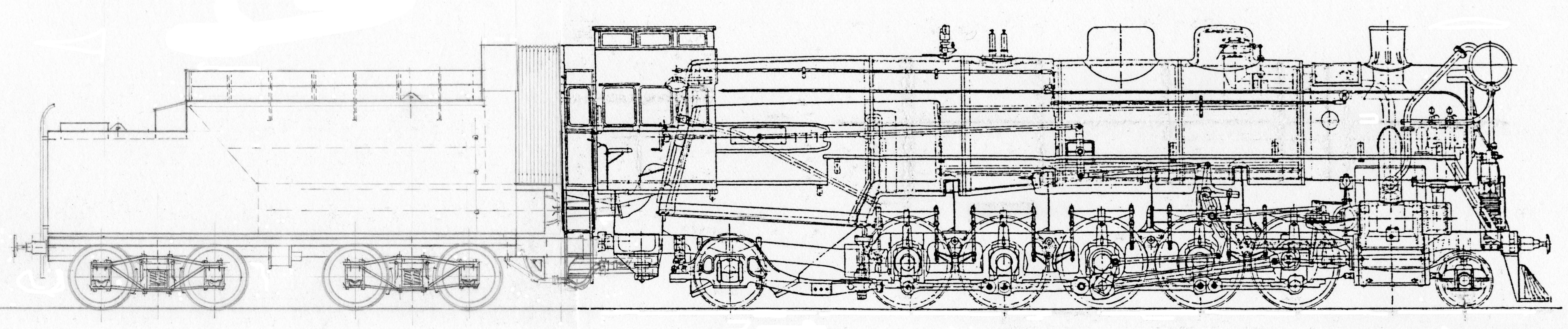 Схема паровоза ФД20-1