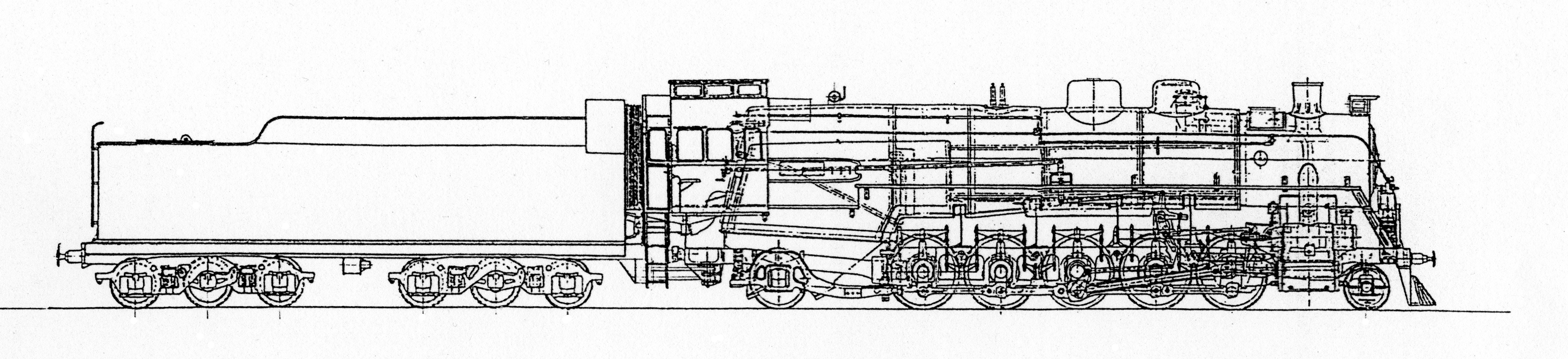 Схема паровоза ФД20-2