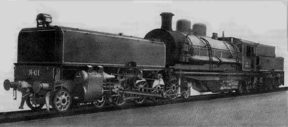 Паровоз серии Я-01