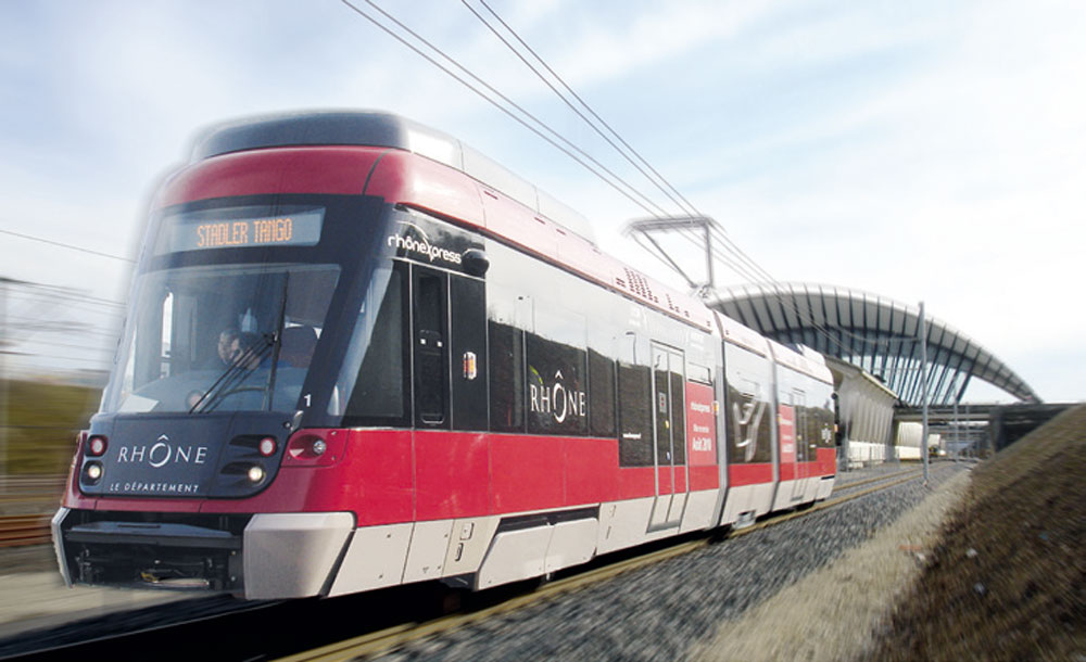 Трамвай Stadler Tango для Франции