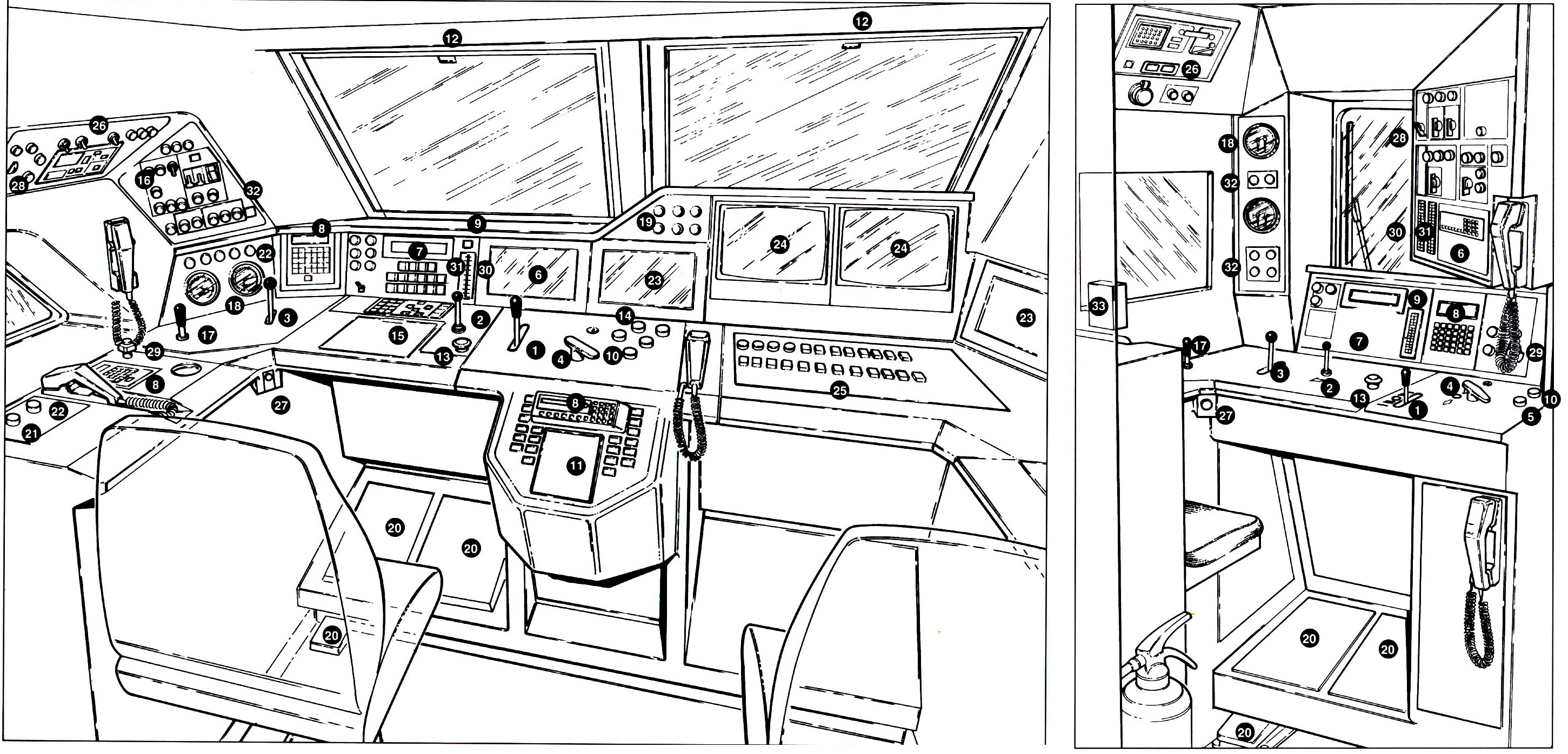 Кабина локомотива Eurotunnel Class 9