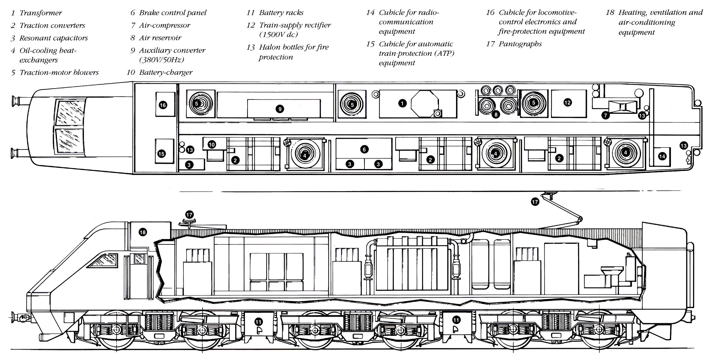 Компоновка Eurotunnel Class 9