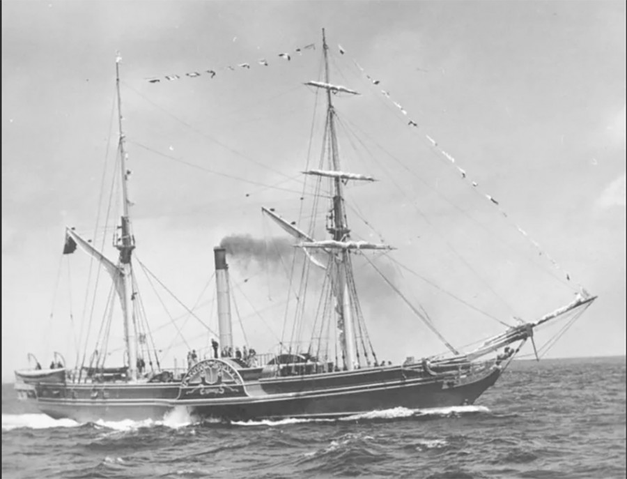 Пассажирский колёсный пароход Sirius