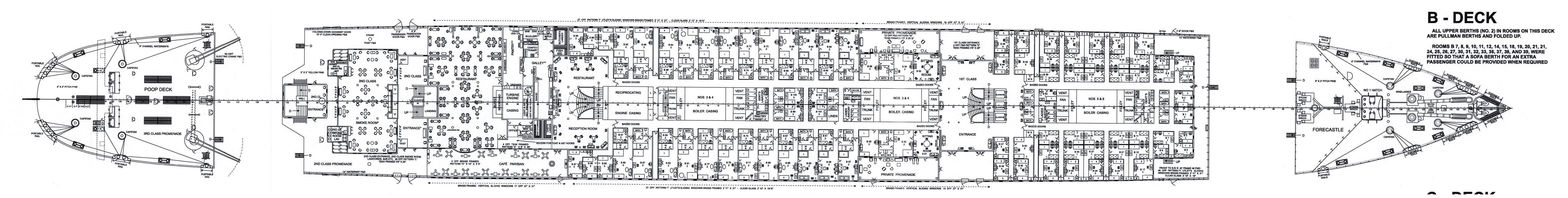 Палуба B Титаника