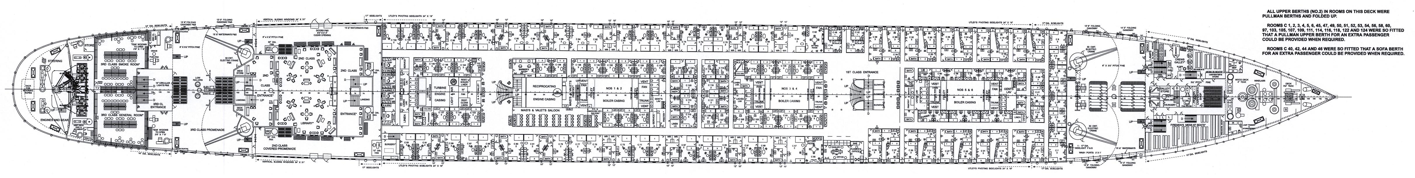 Палуба C Титаника