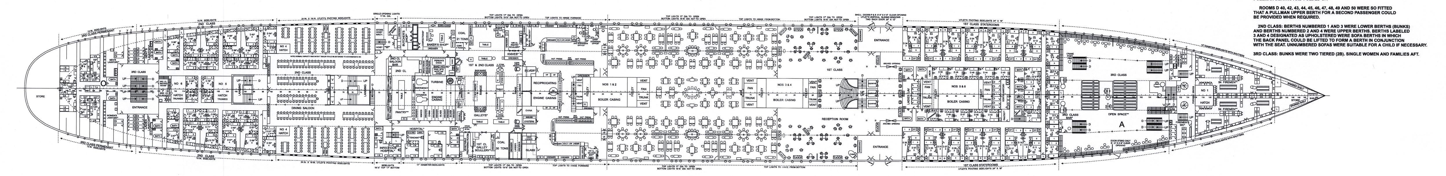 Палуба D Титаника