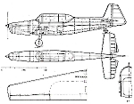 Чертеж Zlin Z-326