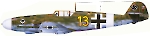 Силуэт Bf 109G-2