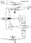 Чертеж Messerschmitt Bf.109F