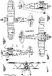 Чертеж Fiat CR.42 Falco