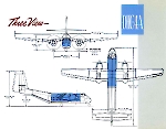 Чертеж De Havilland Canada DHC-4 Caribou