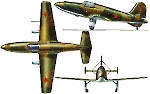 Чертеж ракетного истребителя БИ-1