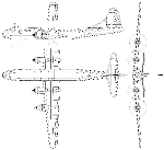 Чертеж самолета Ту-70