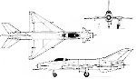 Чертеж истребителя МиГ E-6