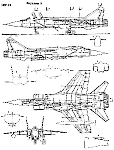 Чертеж МиГ-31