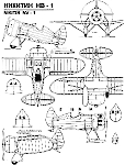 Чертеж самолета НВ-1