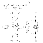 Схема Republic F-84C