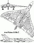 Чертеж Avro Vulcan B.Mk.2