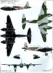 Чертеж Havilland Mosquito N.F. XIII