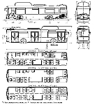 Чертеж автобуса МАЗ-203