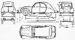 Чертеж Citroёn 2 CV