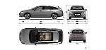 Чертеж Peugeot 508 SW